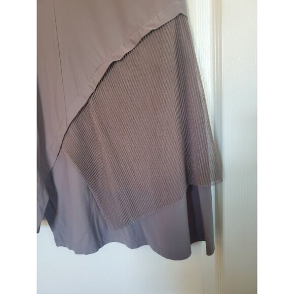 MC Planet by Innate Gray Short Sleeve Asymmetric Tunic Lagenlook Top, Size 6 - Picture 10 of 11